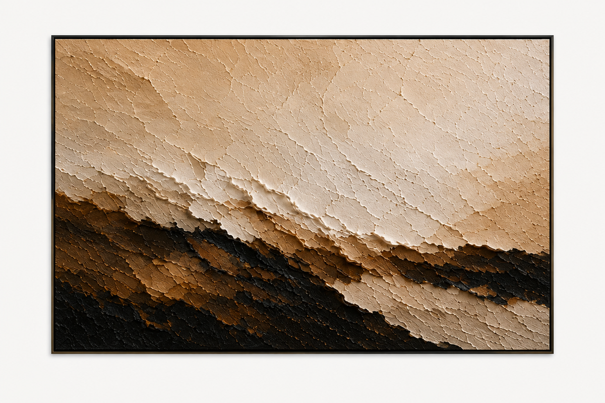 EARTH 01 — Hand-Painted Textured Wall Art