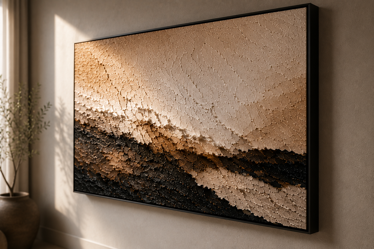 EARTH 01 — Hand-Painted Textured Wall Art