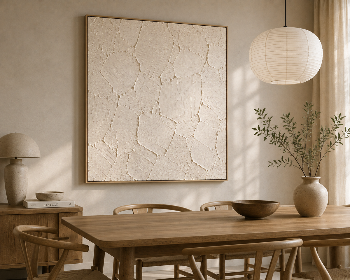 WABI 01 — Hand-Painted Textured Wall Art