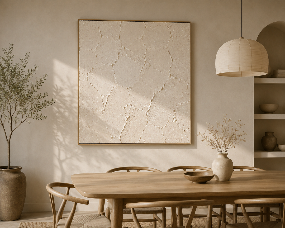 WABI 01 — Hand-Painted Textured Wall Art