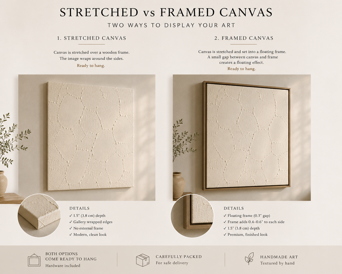 WABI 01 — Hand-Painted Textured Wall Art