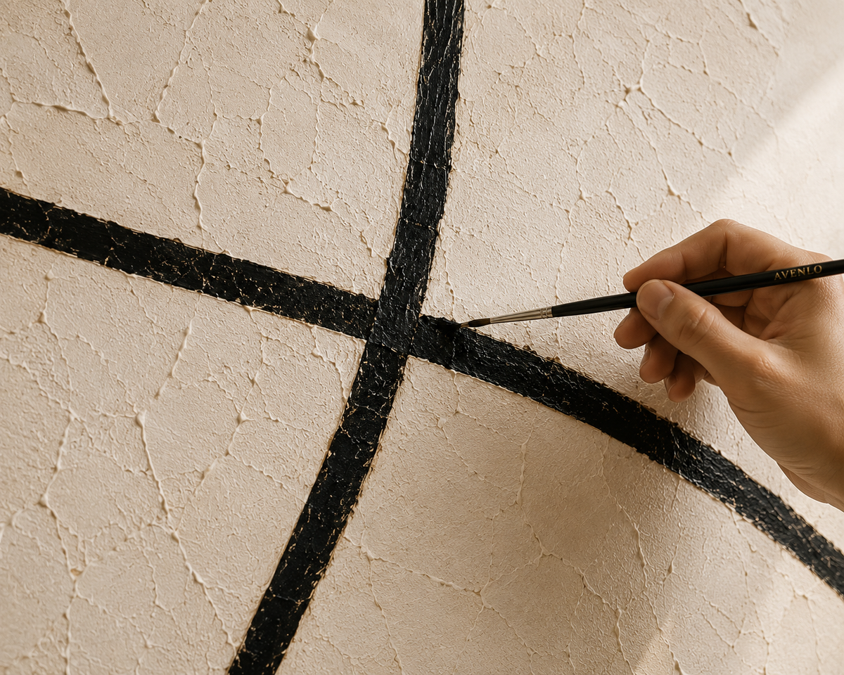 LINE 01 — Hand-Painted Abstract Wall Art